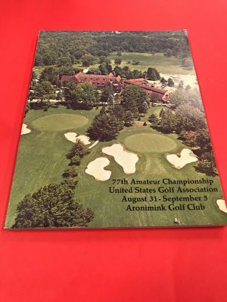 Vintage Golf Memorabilia / 77th Aronimink Golf Club Championship / August 1977