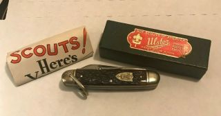 Very Rare Ulster Dwight Divine Boy Scout Knife 1502 W/paper Bsa