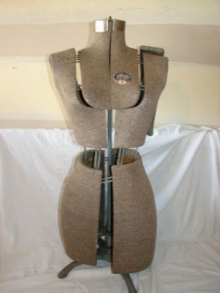Vintage Acme Dress Form Size A Dress Clothing Making Crafting Adjustable Display
