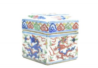 A Rare Chinese Porcelain Box