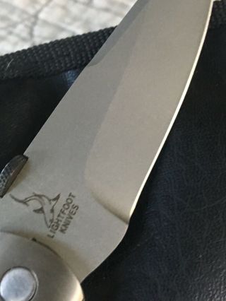 Early Vintage Greg Lightfoot Folding Knife RARE SERIES 32/50 8