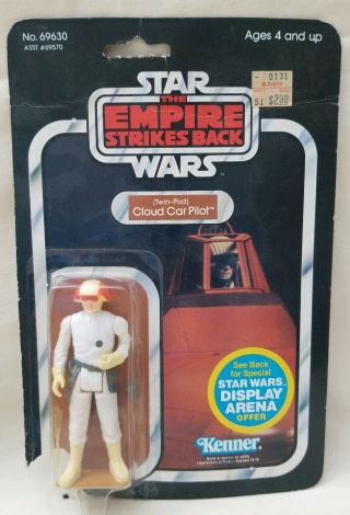 2 Star Wars Empire Strikes Back Cloud Car Pilot & AT - AT Commander Kenner Vintage 4