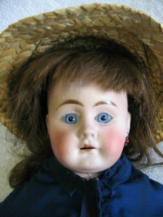 Rare.  1880s Bahr & Proschild 19 " Bébé - 305 Antique Doll - Bisque Head German