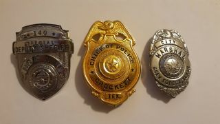 Obsolete Vintage Sheriff Cap Badge By J.  P.  Cooke Co.  Out Of Service