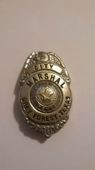 OBSOLETE VINTAGE SHERIFF CAP BADGE BY J.  P.  COOKE CO.  OUT OF SERVICE 6