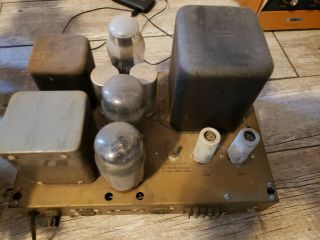 Vintage Heathkit W - 5m Tube Amp Mono Amplifier Genalex Kt66 7