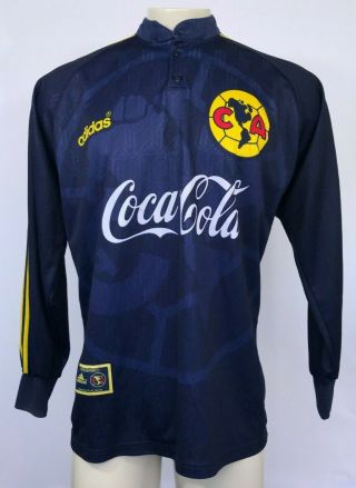Adidas Mens 1998 Vtg Club America Official Away Soccer Futbol Jersey Size L
