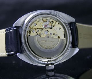 Favre Leuba Geneve Duomatic Quick Day Date Steel Mens Wrist Vintage Watch 10