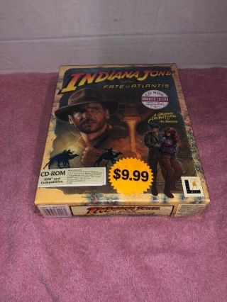 Indiana Jones and the Fate of Atlantis (PC,  1992) Vintage PC 2