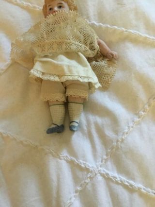 Antique All Bisque German Miniature Doll 3