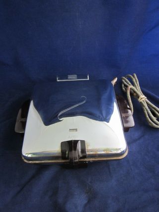 ARVIN 3550 - 1 Grill Griddle Pancake Sandwich Waffle Iron Recipe Book MCM VINTAGE 3