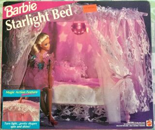 Vintage 1991 Barbie Starlight Bed Mib Nrfb