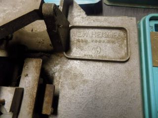 Vintage Hermes Engravograph Engraving Machine,  No Motor or spindel,  4 font 3