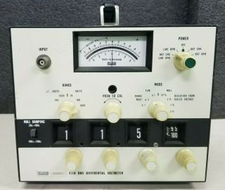 Fluke 931b Rms Differential Voltmeter Vintage A2