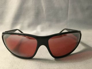 Rare Vintage Suncloud Scr Docini Rose Glass Lens Sunglasses Black Frame Japan
