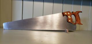 J.  Rush Saw Very Rare Vintage Harvey Peace P68 Right Handed Hand/panel Saw