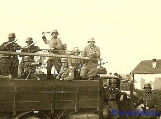 Attack German Schutzpolizei In Truck W/ Machins Guns & Grenades; Poland