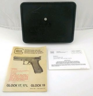 Vintage Glock 17 / 19 Generation 2 Gen 2 Tupperware Case 3 Of 3