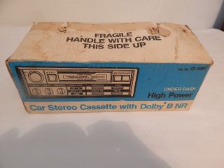 Vintage Realistic Cassette Player 12 - 1983 Dolby Nr Silver Face Dashwo