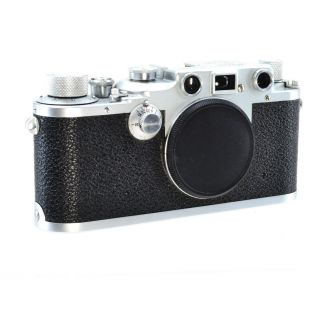 Near Vintage Leica Iiic Black Dial 1943 - 46 Wartime,  Wwii