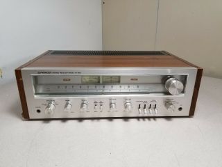 As - Is Vintage Woodgrain Pioneer Sx - 650 Stereo Receiver - Sound Issues