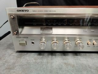 Vintage Onkyo Servo Locked Stereo Receiver TX - 1500 MKII 70 Watt Power 2