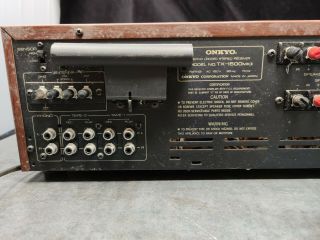 Vintage Onkyo Servo Locked Stereo Receiver TX - 1500 MKII 70 Watt Power 6