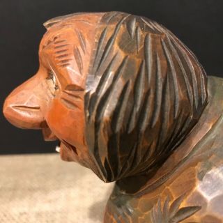 RARE VIntage Otto Sveen Norwegian Hand Carved Wood Troll 9