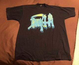 Death Vintage T Shirt 1990 Nos Crusade Of Brutality Tour Og Metal Band Obituary
