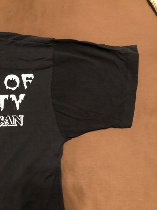 DEATH vintage t shirt 1990 NOS Crusade Of Brutality Tour OG metal band obituary 7