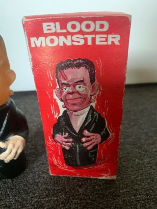Vintage 1960s BLOOD MONSTER Wind Up Frankenstein Herman Munsters Japan Rare Box 3