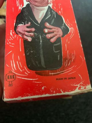 Vintage 1960s BLOOD MONSTER Wind Up Frankenstein Herman Munsters Japan Rare Box 8