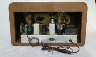 Rare Vintage Packard Bell 46G AM/SW Magic Eye Radio (1939) COMPLETELY RESTORED 5
