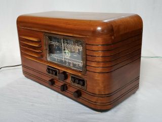 Rare Vintage Packard Bell 46G AM/SW Magic Eye Radio (1939) COMPLETELY RESTORED 7