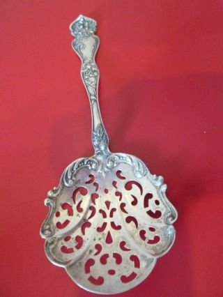 Cherry Blossom 1904 - Blackinton - Sterling - 7 3/4 In Pea Spoon Old Patina