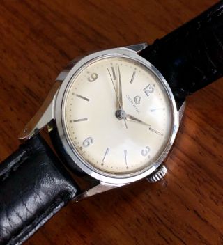 Vintage Certina All Steel Men’s Watch Ref.  7101 - 003 Cal.  28 - 16