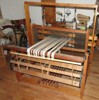 RARE VINTAGE ANTIQUE Maple Cambridge 4 Weaving LOOM - Museum Quality & 2