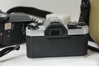 A4 Vintage Asahi Pentax K1000 SLR Film Camera Flash & Five Star Lens 4