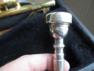 Vintage King Cleveland 600 Trumpet W/ Case,  Benge 7C Mouthpiece 2