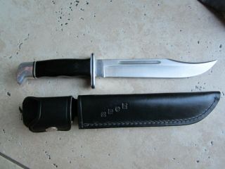 Vintage Buck Fixed Blade Hunting Knife 120 12 "