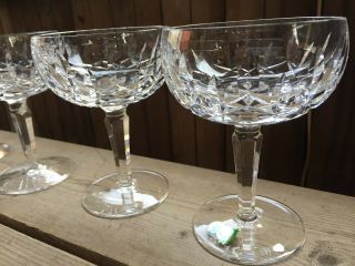 VINTAGE Set Of 4 Waterford Crystal Kildare Sherbet/Champagne Glasses 5 1/4 