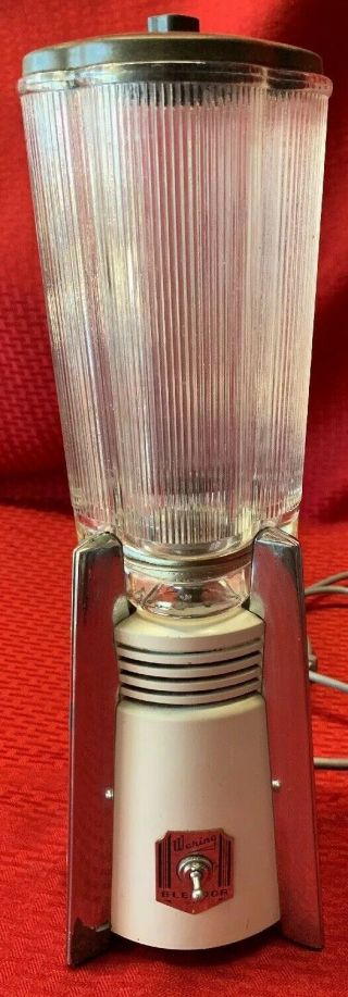 Vintage 1937 " Rocket " Waring Blendor (blender) With Glass Top Lid