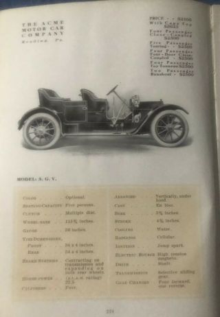 VINTAGE 1911 HANDBOOK OF GASOLINE AUTOMOBILES 6