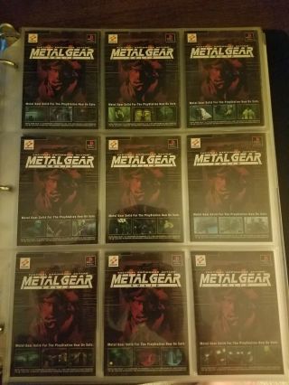 Metal Gear Solid Trading Card Set.  96 Of 100 - Htf Rare Foil Variants -