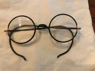 Vintage Bausch And Lomb John Lennon Style Round Glasses 14kt Gold