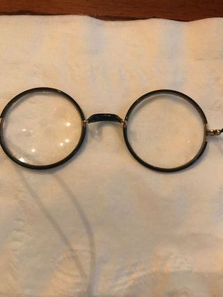 Vintage Bausch And Lomb John Lennon Style Round Glasses 14kt Gold 7