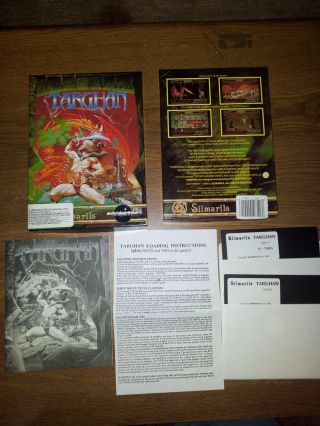 Targhan By Silmarils - Pc Box Game - Vintage,  Ultra Rare,  Complete,  Near