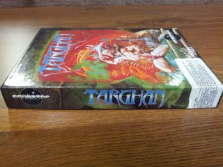 TARGHAN BY SILMARILS - PC BOX GAME - VINTAGE,  ULTRA RARE,  COMPLETE,  NEAR 5