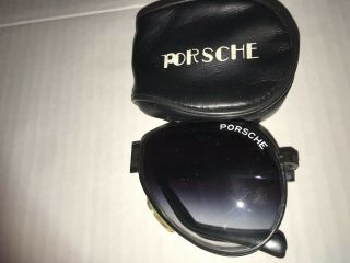 Vintage Porsche Sunglasses Folding Glasses,  Case Vtg Shades Rare