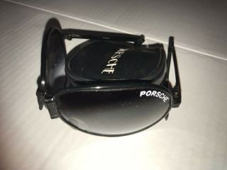 Vintage PORSCHE Sunglasses Folding Glasses,  Case VTG Shades Rare 2